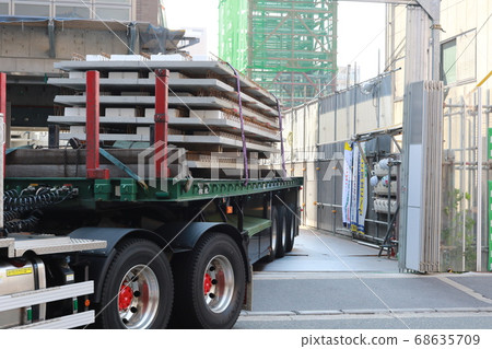 Construction site for condominium construction 68635709