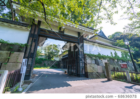 8月15日在日本東京城市景觀中欣賞Tayasumon等景觀（全國戰爭紀念儀式在日本武道館舉行） 68636078