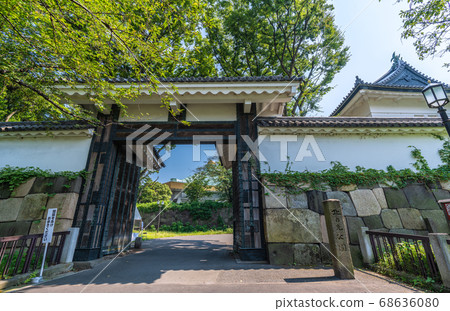 8月15日在日本東京城市景觀中欣賞Tayasumon等景觀（全國戰爭紀念儀式在日本武道館舉行） 68636080