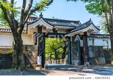 8月15日在日本東京城市景觀中欣賞Tayasumon等景觀（全國戰爭紀念儀式在日本武道館舉行） 68636081