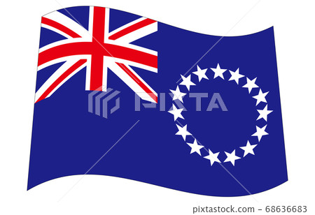 New World Flag 2:3Ver Waveform Cook Islands 68636683