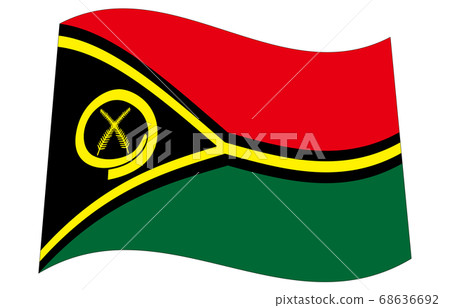 New World Flag 2:3 Ver Waveform Vanuatu New World Flag 2:3 Ver Waveform Vanuatu 68636692