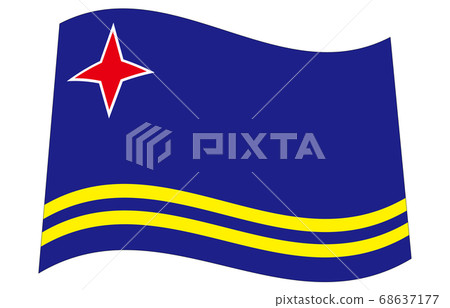New World Flag 2:3Ver Waveform Aruba New World Flag 2:3Ver Waveform Aruba 68637177
