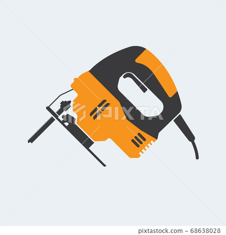 Electric top-handle jig saw. Power tool jigsaw. 68638028