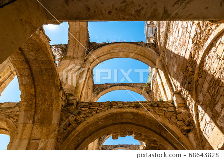 View of the abandoned abbey of Santa Maria de Rioseco. View of the abandoned abbey of Santa Maria de Rioseco. 68643828