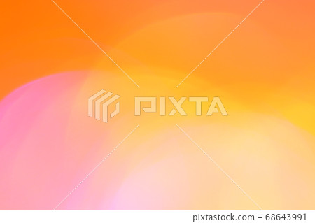 Abstract background material red/yellow system round bokeh/ball bokeh 68643991