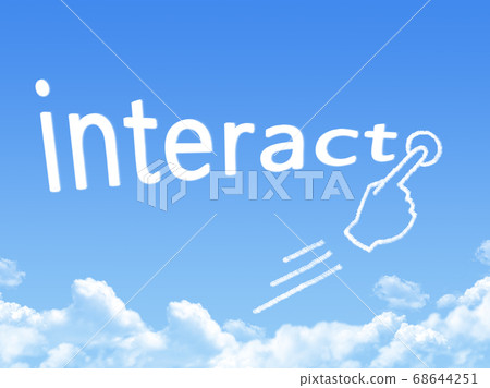 interact message cloud shape 68644251
