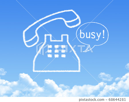 phone cloud shape phone cloud shape 68644281