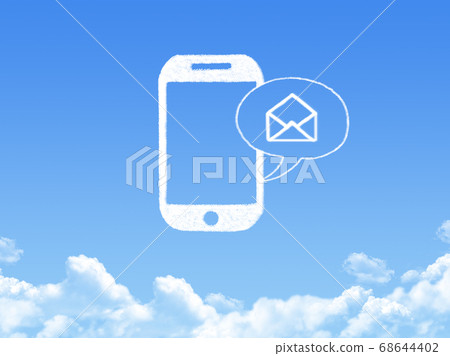 phone cloud shape phone cloud shape 68644402