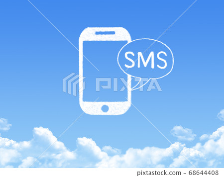 phone cloud shape phone cloud shape 68644408