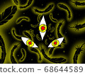Pupil in golden wings 68644589