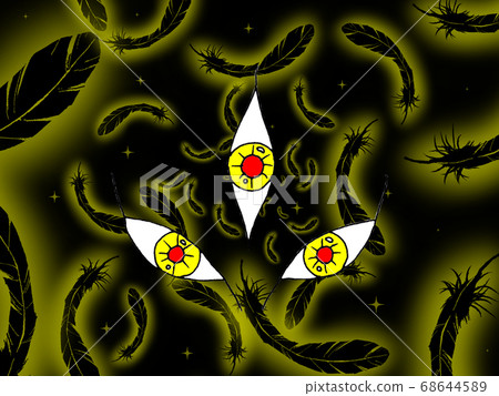 Pupil in golden wings 68644589