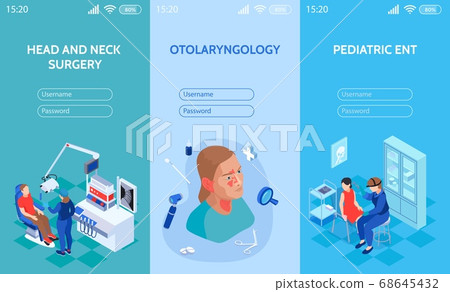 Doctor ENT Vertical Banners 68645432