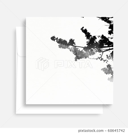 韓國傳統書法背景,中秋,水彩背景 韓國傳統書法背景,中秋,水彩背景 68645742