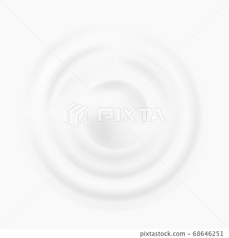 Milk or cream splash top view with an isolated Milk or cream splash top view with an isolated 68646251