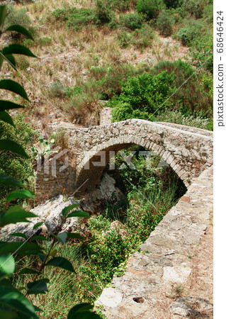 A medieval bridge in campania, italy A medieval bridge in campania, italy 68646424