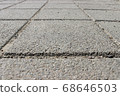 Detail of stone block pavement 68646503