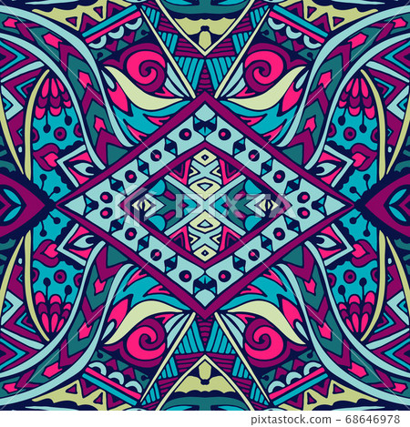 Colorful Tribal Ethnic Festive Abstract Floral Colorful Tribal Ethnic Festive Abstract Floral 68646978