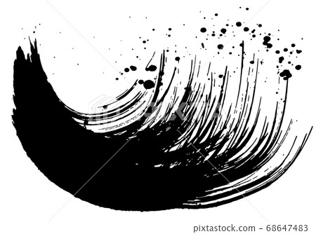 Ink brush illustration 68647483