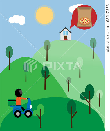 delivery service to far away place vector delivery service to far away place vector 68647878