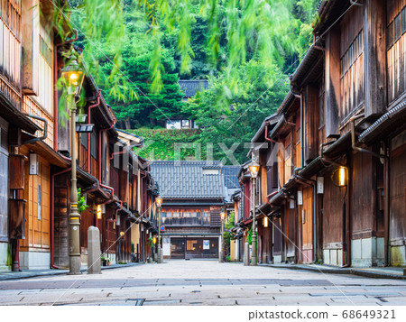 金澤東茶屋街早晨景觀 金澤東茶屋街早晨景觀 68649321