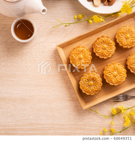 中秋節月餅蓋貝 中秋節月餅蓋貝 68649351