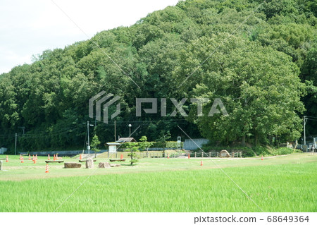 A distant view of Takamatsu Castle Water Attack Historical Park, Kita Ward, Okayama City, Okayama Prefecture 68649364