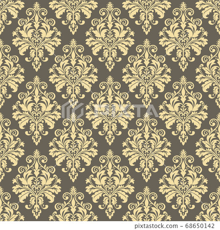 Wallpaper in the style of Baroque. Seamless vector Wallpaper in the style of Baroque. Seamless vector 68650142