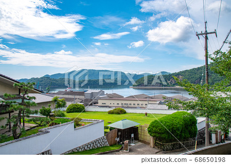 岡山縣備前市片上灣瀨戶內海風光 68650198