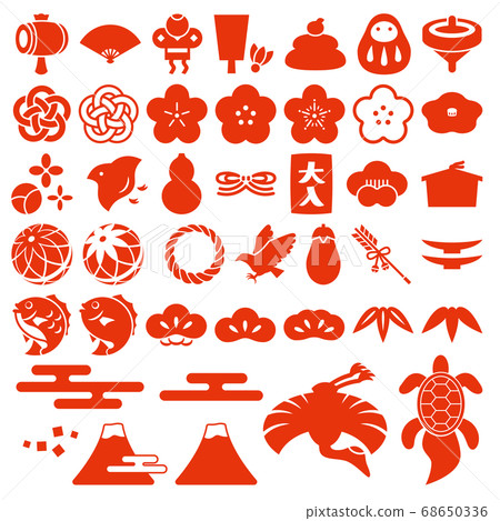 新年的物質幸運符圖標設置為“紅色” 68650336