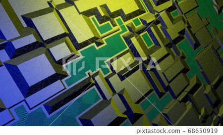 Sci-fi landscape, technological surface Sci-fi landscape, technological surface 68650919