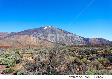 Tenerife volcano Teide background 68652603
