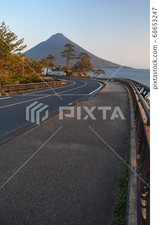 Kaimondake seen from Sehirabashi/Route 226 68653247