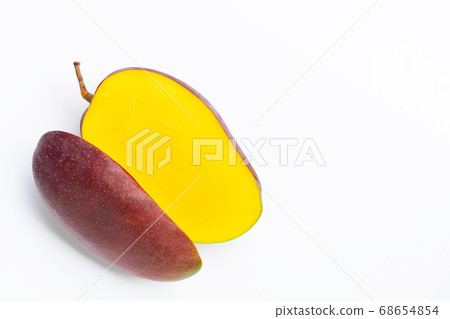 Tropical fruit, Mango on white background. Tropical fruit, Mango on white background. 68654854