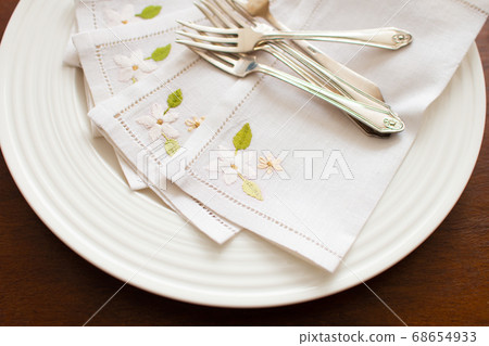 Irish linen table napkin Irish linen table napkin 68654933
