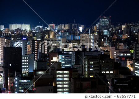 Night view of Kagoshima city from Shiroyama 68657771