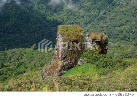 Lover stone in chaingmai Thailand Lover stone in chaingmai Thailand 68658370