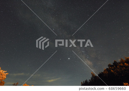 夏天的大三角和銀河系 夏天的大三角和銀河系 68659660
