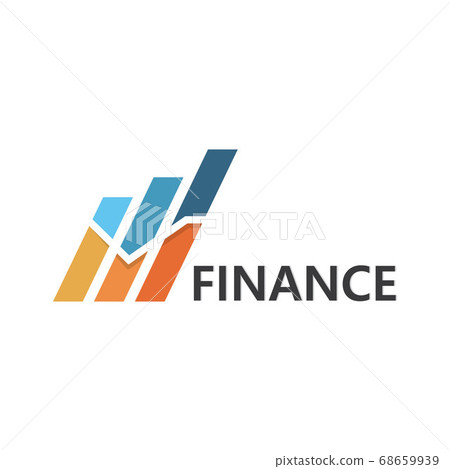 Business finance logo vector template image 68659939