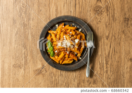 Italian food Penne Bolognese Italian pasta Penne Bolognese Italian food Penne Bolognese Italian pasta Penne Bolognese 68660342