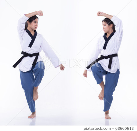 TaeKwonDo Karate national athlete kick punch on TaeKwonDo Karate national athlete kick punch on 68660618
