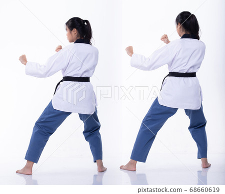 TaeKwonDo Karate national athlete kick punch on TaeKwonDo Karate national athlete kick punch on 68660619
