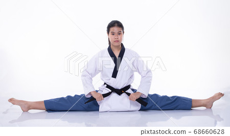 TaeKwonDo Karate national athlete kick punch on 68660628