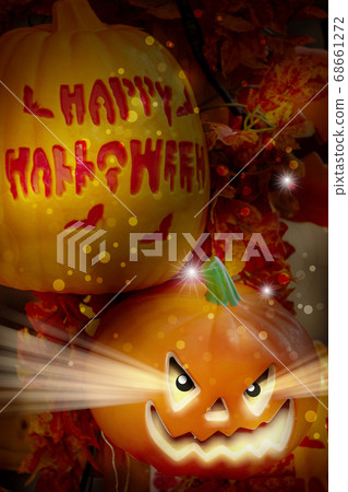 Halloween, pumpkin ornaments, ハロウィーン, カボチャの decorations, Halloween, greeting card, 68661272