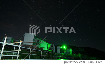 Hoki Oyama summit at night 68661424