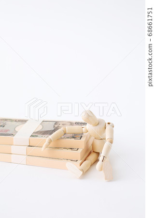 Disappointing drawing doll financial image 68661751