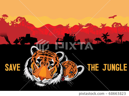 how to make a poster on save tiger