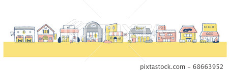 Various shops malls Various shops malls 68663952