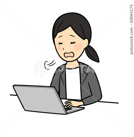 Women who are in trouble at work Women who are in trouble at work 68664274