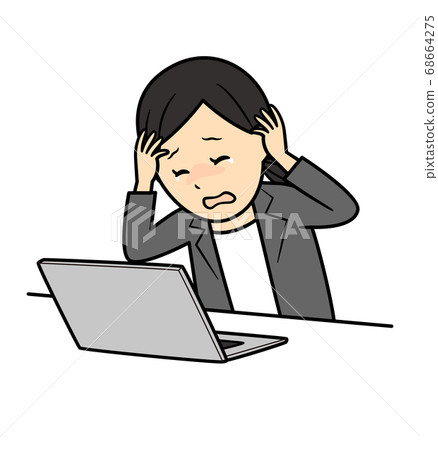 Women who are in trouble at work Women who are in trouble at work 68664275